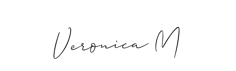 Once you've used our free online signature maker to create your best signature Allison_Script style, it's time to enjoy all of the benefits that Veronica M name signing documents. Veronica M signature style 2 images and pictures png