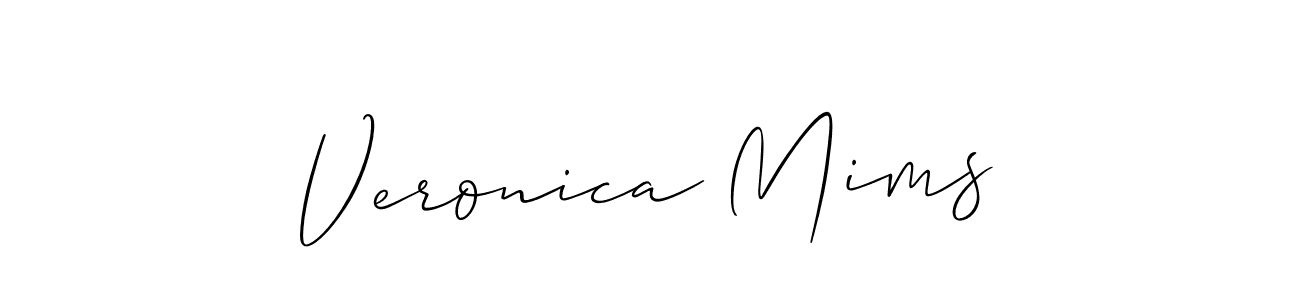 Once you've used our free online signature maker to create your best signature Allison_Script style, it's time to enjoy all of the benefits that Veronica Mims name signing documents. Veronica Mims signature style 2 images and pictures png