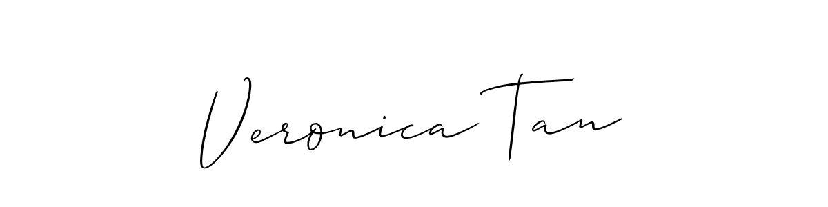 Create a beautiful signature design for name Veronica Tan. With this signature (Allison_Script) fonts, you can make a handwritten signature for free. Veronica Tan signature style 2 images and pictures png