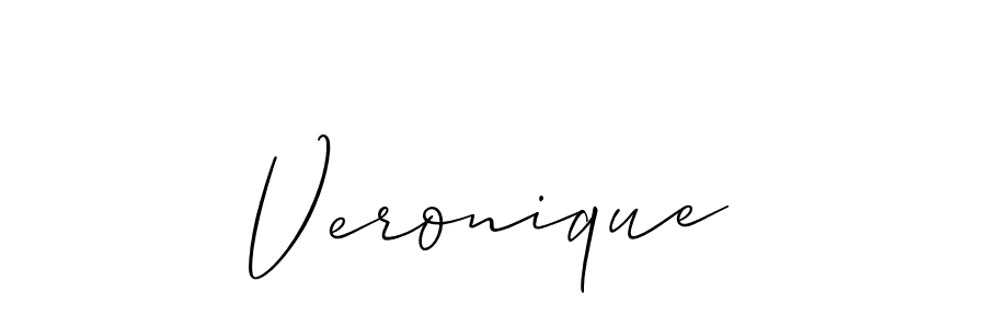 How to Draw Veronique signature style? Allison_Script is a latest design signature styles for name Veronique. Veronique signature style 2 images and pictures png
