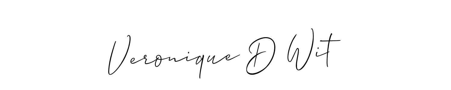 How to make Veronique D Wit signature? Allison_Script is a professional autograph style. Create handwritten signature for Veronique D Wit name. Veronique D Wit signature style 2 images and pictures png