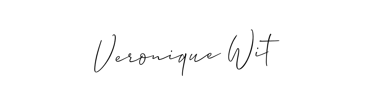 Also we have Veronique Wit name is the best signature style. Create professional handwritten signature collection using Allison_Script autograph style. Veronique Wit signature style 2 images and pictures png