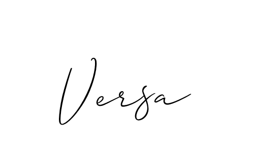 How to make Versa signature? Allison_Script is a professional autograph style. Create handwritten signature for Versa name. Versa signature style 2 images and pictures png