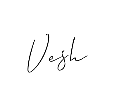 Similarly Allison_Script is the best handwritten signature design. Signature creator online .You can use it as an online autograph creator for name Vesh. Vesh signature style 2 images and pictures png