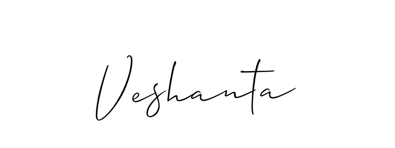 How to Draw Veshanta signature style? Allison_Script is a latest design signature styles for name Veshanta. Veshanta signature style 2 images and pictures png