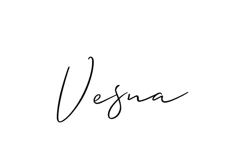 This is the best signature style for the Vesna name. Also you like these signature font (Allison_Script). Mix name signature. Vesna signature style 2 images and pictures png