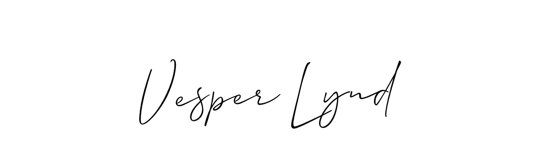 Similarly Allison_Script is the best handwritten signature design. Signature creator online .You can use it as an online autograph creator for name Vesper Lynd. Vesper Lynd signature style 2 images and pictures png