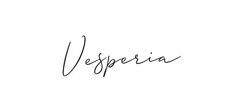 Best and Professional Signature Style for Vesperia. Allison_Script Best Signature Style Collection. Vesperia signature style 2 images and pictures png