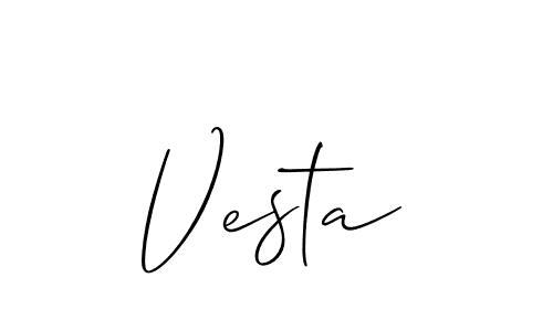 How to Draw Vesta signature style? Allison_Script is a latest design signature styles for name Vesta. Vesta signature style 2 images and pictures png