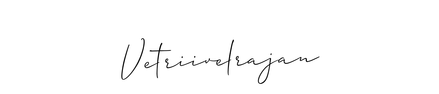 Make a beautiful signature design for name Vetriivelrajan. Use this online signature maker to create a handwritten signature for free. Vetriivelrajan signature style 2 images and pictures png