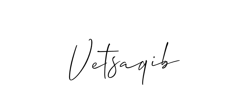 Also You can easily find your signature by using the search form. We will create Vetsaqib name handwritten signature images for you free of cost using Allison_Script sign style. Vetsaqib signature style 2 images and pictures png