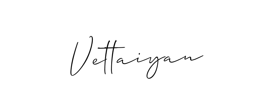 Make a beautiful signature design for name Vettaiyan. With this signature (Allison_Script) style, you can create a handwritten signature for free. Vettaiyan signature style 2 images and pictures png
