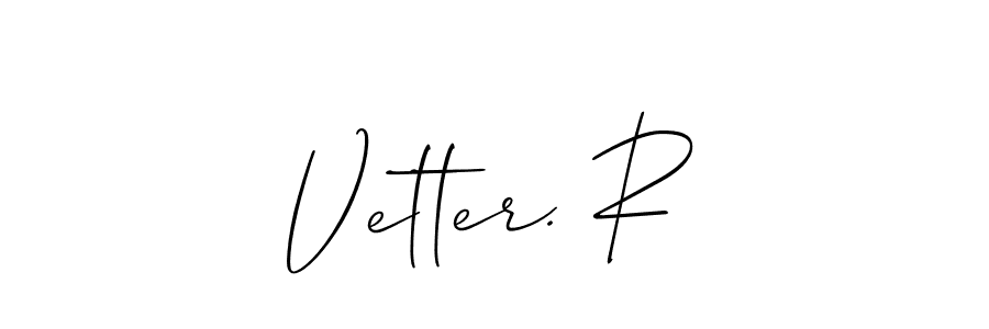 This is the best signature style for the Vetter. R name. Also you like these signature font (Allison_Script). Mix name signature. Vetter. R signature style 2 images and pictures png