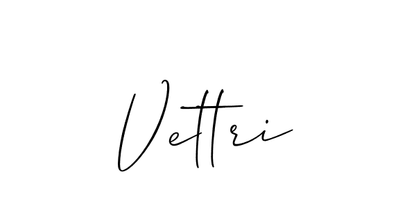 How to make Vettri name signature. Use Allison_Script style for creating short signs online. This is the latest handwritten sign. Vettri signature style 2 images and pictures png