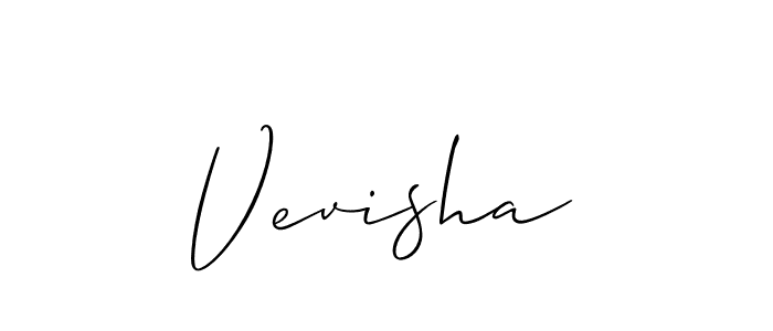 Best and Professional Signature Style for Vevisha. Allison_Script Best Signature Style Collection. Vevisha signature style 2 images and pictures png