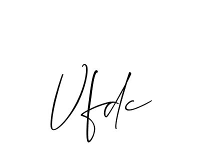 You should practise on your own different ways (Allison_Script) to write your name (Vfdc) in signature. don't let someone else do it for you. Vfdc signature style 2 images and pictures png