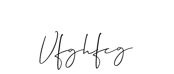 Use a signature maker to create a handwritten signature online. With this signature software, you can design (Allison_Script) your own signature for name Vfghfcg. Vfghfcg signature style 2 images and pictures png