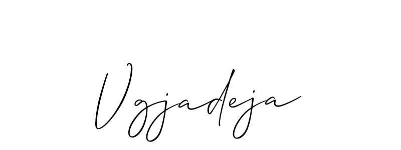 How to Draw Vgjadeja signature style? Allison_Script is a latest design signature styles for name Vgjadeja. Vgjadeja signature style 2 images and pictures png