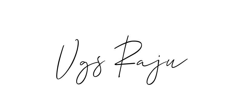 Similarly Allison_Script is the best handwritten signature design. Signature creator online .You can use it as an online autograph creator for name Vgs Raju. Vgs Raju signature style 2 images and pictures png