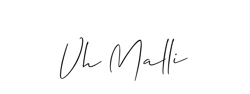 Make a short Vh Malli signature style. Manage your documents anywhere anytime using Allison_Script. Create and add eSignatures, submit forms, share and send files easily. Vh Malli signature style 2 images and pictures png