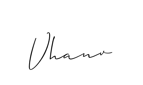 Also we have Vhanv name is the best signature style. Create professional handwritten signature collection using Allison_Script autograph style. Vhanv signature style 2 images and pictures png