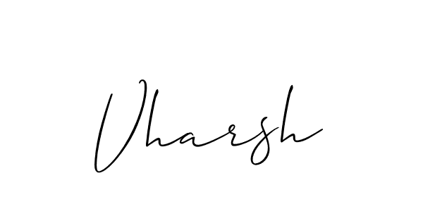 Make a beautiful signature design for name Vharsh. Use this online signature maker to create a handwritten signature for free. Vharsh signature style 2 images and pictures png