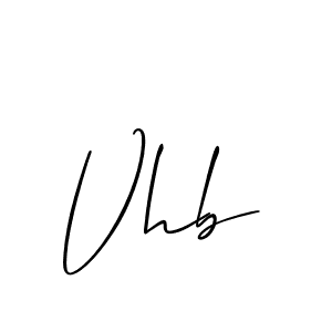 Best and Professional Signature Style for Vhb. Allison_Script Best Signature Style Collection. Vhb signature style 2 images and pictures png