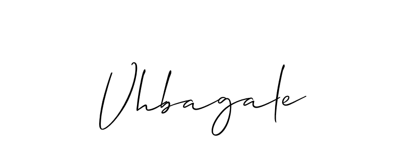 It looks lik you need a new signature style for name Vhbagale. Design unique handwritten (Allison_Script) signature with our free signature maker in just a few clicks. Vhbagale signature style 2 images and pictures png