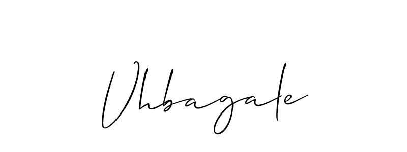 Make a beautiful signature design for name Vhbagale. With this signature (Allison_Script) style, you can create a handwritten signature for free. Vhbagale signature style 2 images and pictures png