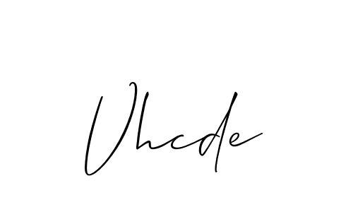 You can use this online signature creator to create a handwritten signature for the name Vhcde. This is the best online autograph maker. Vhcde signature style 2 images and pictures png