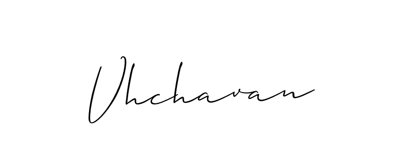 It looks lik you need a new signature style for name Vhchavan. Design unique handwritten (Allison_Script) signature with our free signature maker in just a few clicks. Vhchavan signature style 2 images and pictures png