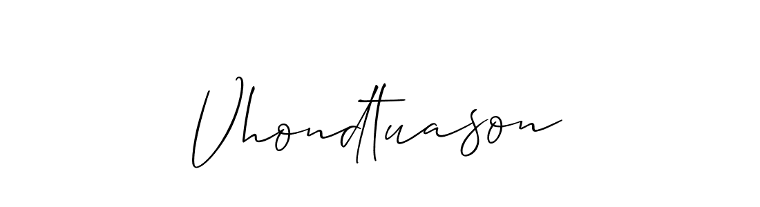 Make a beautiful signature design for name Vhondtuason. Use this online signature maker to create a handwritten signature for free. Vhondtuason signature style 2 images and pictures png