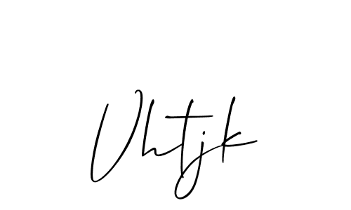 Best and Professional Signature Style for Vhtjk. Allison_Script Best Signature Style Collection. Vhtjk signature style 2 images and pictures png