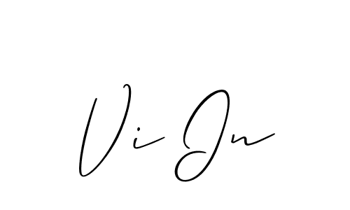 Once you've used our free online signature maker to create your best signature Allison_Script style, it's time to enjoy all of the benefits that Vi In name signing documents. Vi In signature style 2 images and pictures png