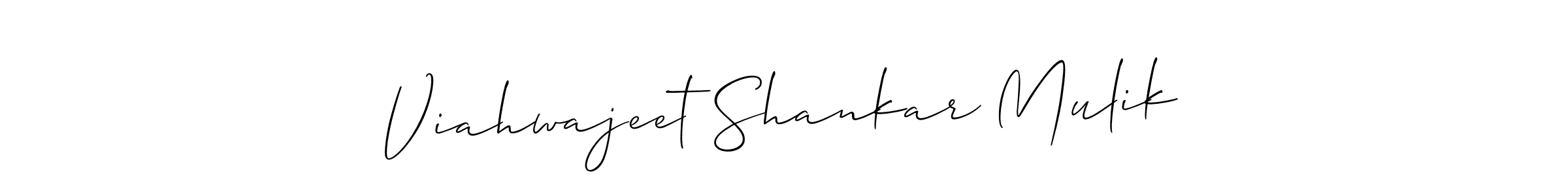 You can use this online signature creator to create a handwritten signature for the name Viahwajeet Shankar Mulik. This is the best online autograph maker. Viahwajeet Shankar Mulik signature style 2 images and pictures png
