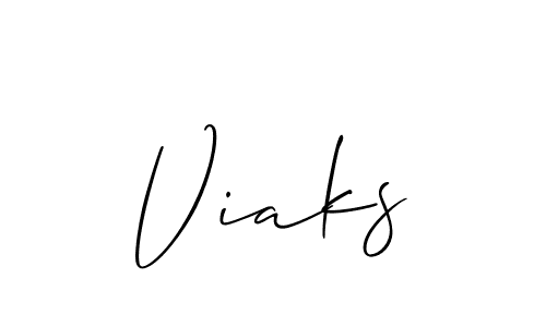 Also You can easily find your signature by using the search form. We will create Viaks name handwritten signature images for you free of cost using Allison_Script sign style. Viaks signature style 2 images and pictures png