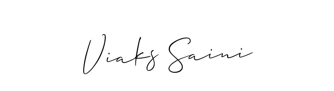 Once you've used our free online signature maker to create your best signature Allison_Script style, it's time to enjoy all of the benefits that Viaks Saini name signing documents. Viaks Saini signature style 2 images and pictures png