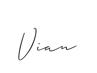 Here are the top 10 professional signature styles for the name Vian. These are the best autograph styles you can use for your name. Vian signature style 2 images and pictures png