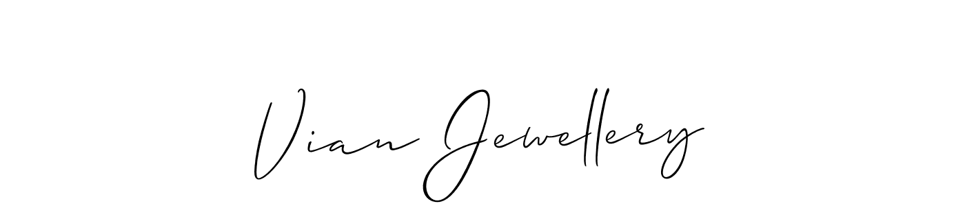 It looks lik you need a new signature style for name Vian Jewellery. Design unique handwritten (Allison_Script) signature with our free signature maker in just a few clicks. Vian Jewellery signature style 2 images and pictures png