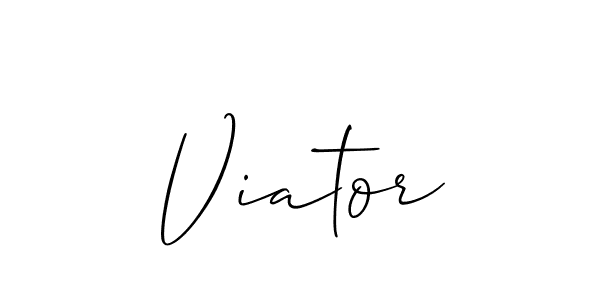 Make a short Viator signature style. Manage your documents anywhere anytime using Allison_Script. Create and add eSignatures, submit forms, share and send files easily. Viator signature style 2 images and pictures png
