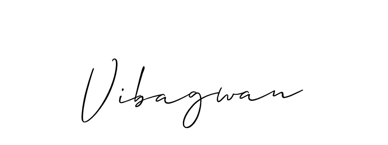 Best and Professional Signature Style for Vibagwan. Allison_Script Best Signature Style Collection. Vibagwan signature style 2 images and pictures png