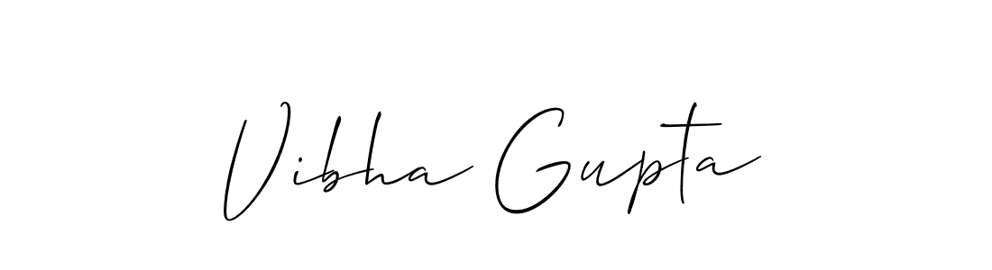 How to Draw Vibha Gupta signature style? Allison_Script is a latest design signature styles for name Vibha Gupta. Vibha Gupta signature style 2 images and pictures png