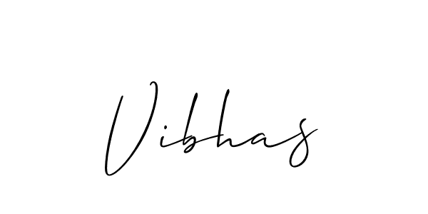 Similarly Allison_Script is the best handwritten signature design. Signature creator online .You can use it as an online autograph creator for name Vibhas. Vibhas signature style 2 images and pictures png