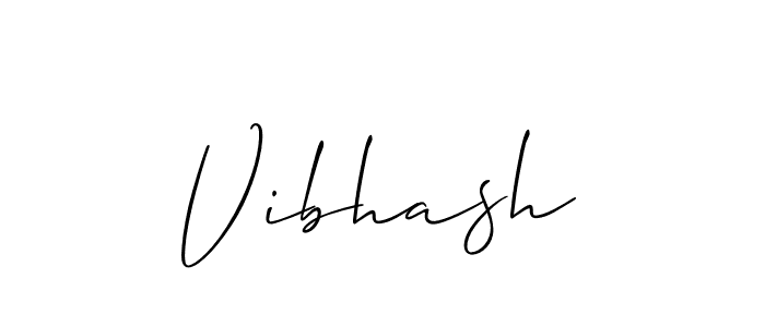 Allison_Script is a professional signature style that is perfect for those who want to add a touch of class to their signature. It is also a great choice for those who want to make their signature more unique. Get Vibhash name to fancy signature for free. Vibhash signature style 2 images and pictures png