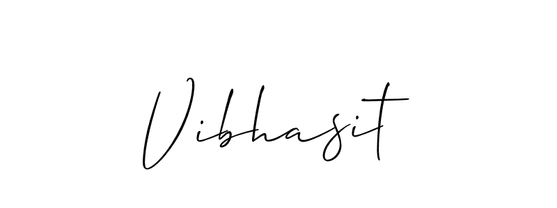 Allison_Script is a professional signature style that is perfect for those who want to add a touch of class to their signature. It is also a great choice for those who want to make their signature more unique. Get Vibhasit name to fancy signature for free. Vibhasit signature style 2 images and pictures png