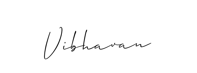 Make a short Vibhavan signature style. Manage your documents anywhere anytime using Allison_Script. Create and add eSignatures, submit forms, share and send files easily. Vibhavan signature style 2 images and pictures png