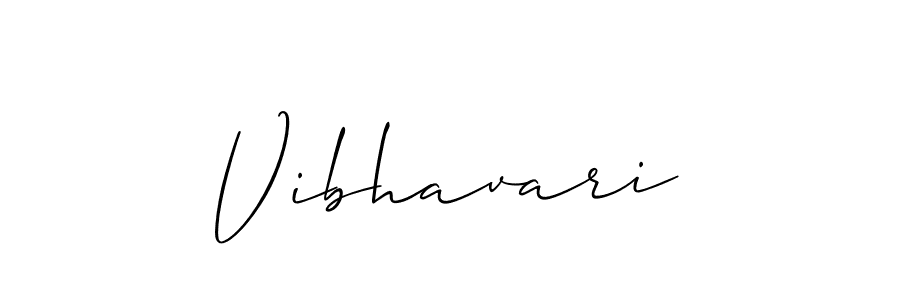 How to Draw Vibhavari signature style? Allison_Script is a latest design signature styles for name Vibhavari. Vibhavari signature style 2 images and pictures png