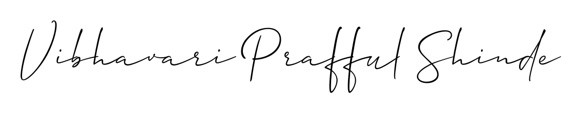 This is the best signature style for the Vibhavari Prafful Shinde name. Also you like these signature font (Allison_Script). Mix name signature. Vibhavari Prafful Shinde signature style 2 images and pictures png