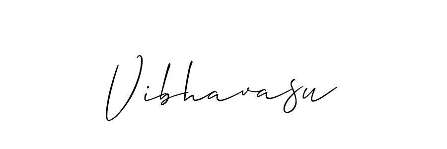 Best and Professional Signature Style for Vibhavasu. Allison_Script Best Signature Style Collection. Vibhavasu signature style 2 images and pictures png