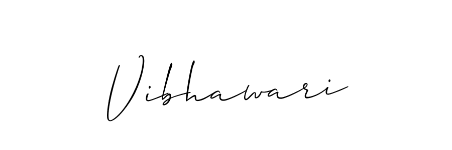 Allison_Script is a professional signature style that is perfect for those who want to add a touch of class to their signature. It is also a great choice for those who want to make their signature more unique. Get Vibhawari name to fancy signature for free. Vibhawari signature style 2 images and pictures png